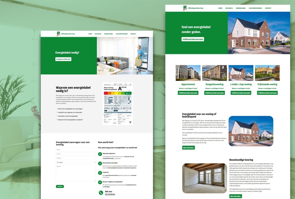 JB vastgoedkeuring portfolio mockup