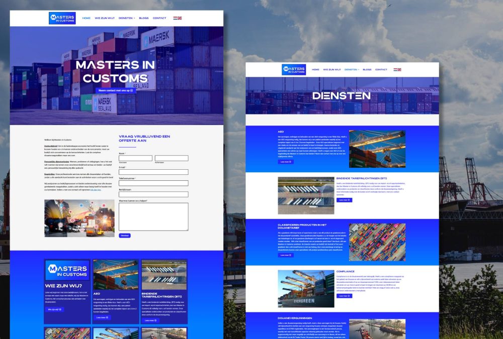 masters in customs mockup